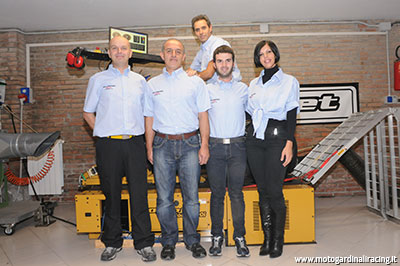 Lo staff di Moto Gardinali Racing